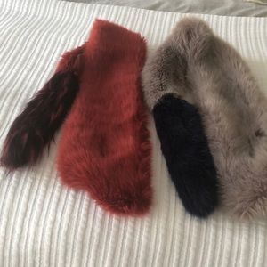 TopShop Scarves Faux Fur (Pair)